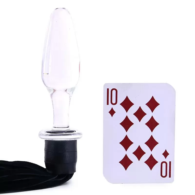 Анальная пробка Icicles № 49 с хвостом