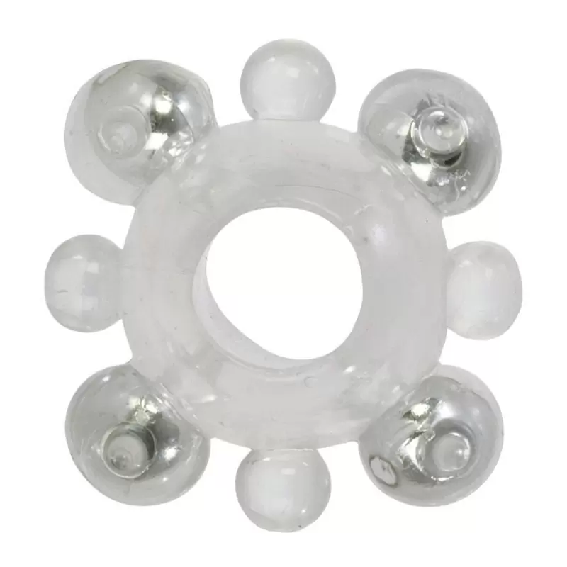 Эрекционное кольцо Basic Essentials - Enhancer Ring with Beads