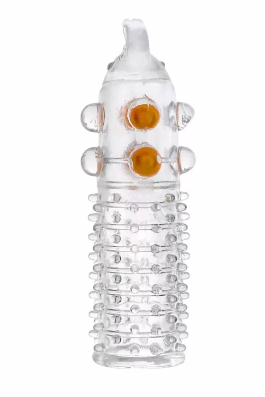 Насадка TOYFA с шариками - прозрачный