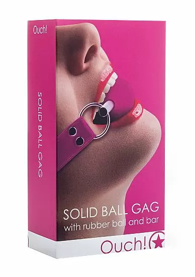 Кляп-шарик Solid Ball Gag Ouch!