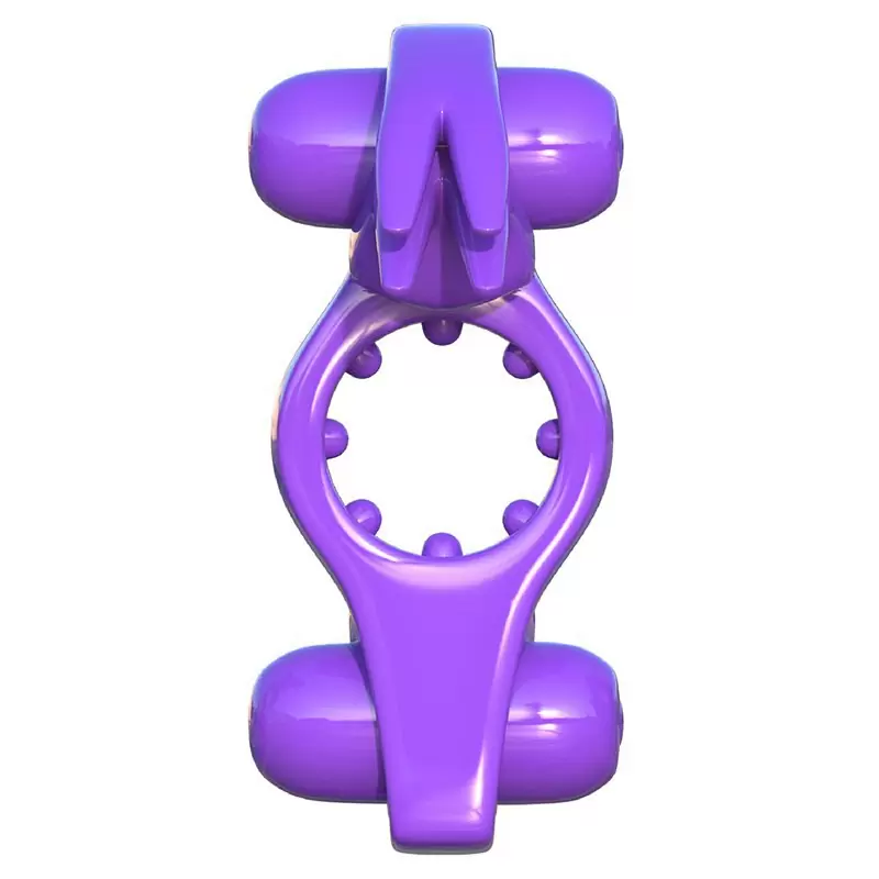 Эрекционное кольцо Wonderful Wabbit с вибрацией – фиолетовый