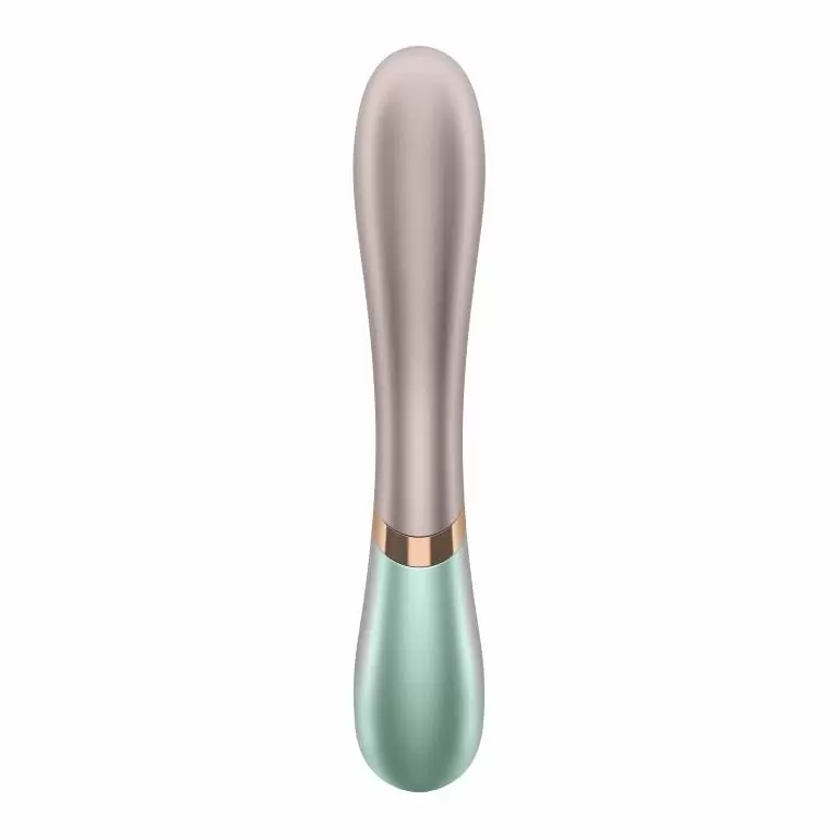 Вибратор Satisfyer Hot Lover с возможностью управления через приложение - золотистый/мятный