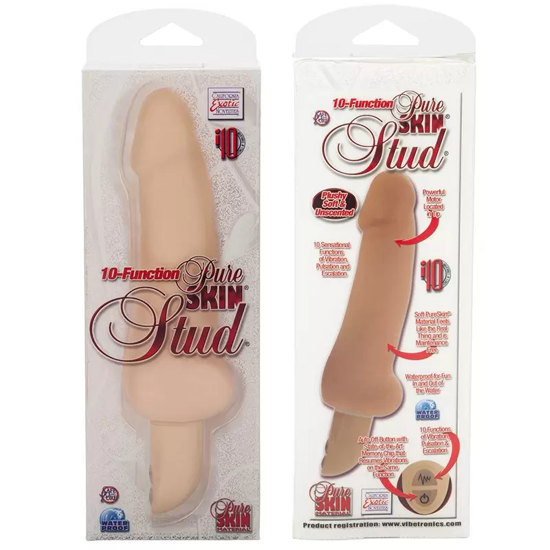 Вибратор 10-Function Pure Skin Stud