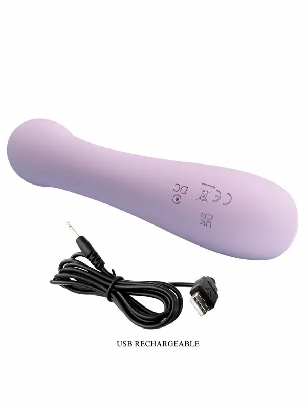 Вибратор-кролик Baile ROSOLYN, двойной мотор, 10 режимов