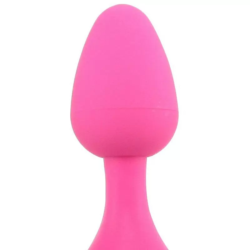 Анальная пробка Flexi Risque с вибрацией – розовый