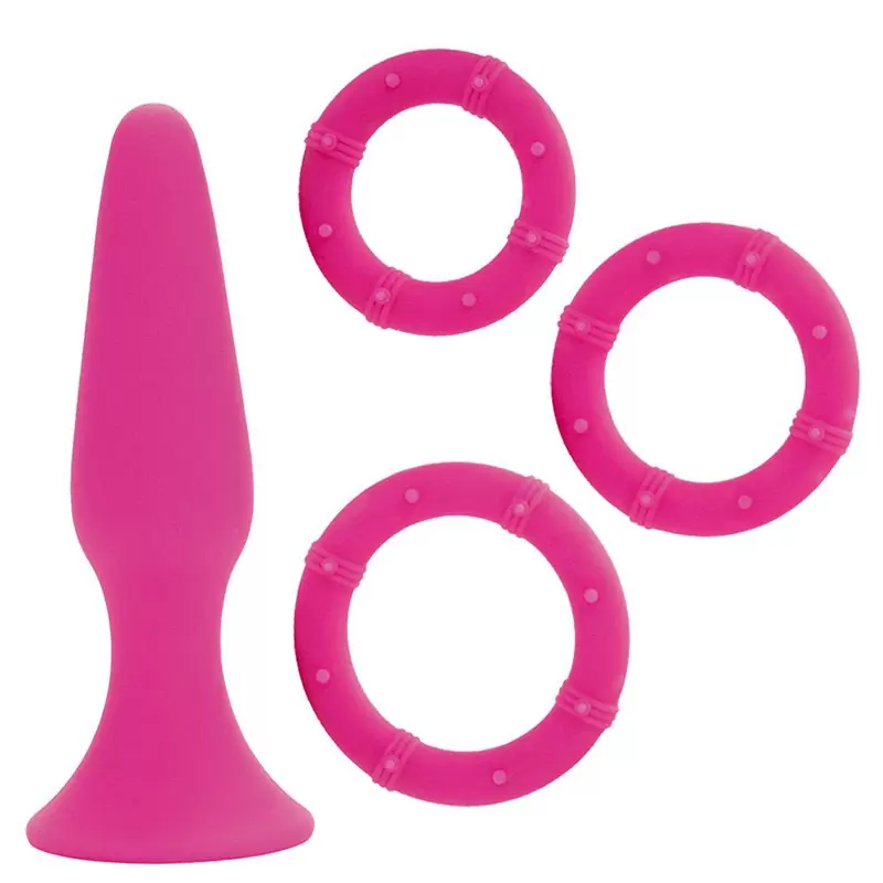 Набор эрекционных колец и анальная пробка Posh