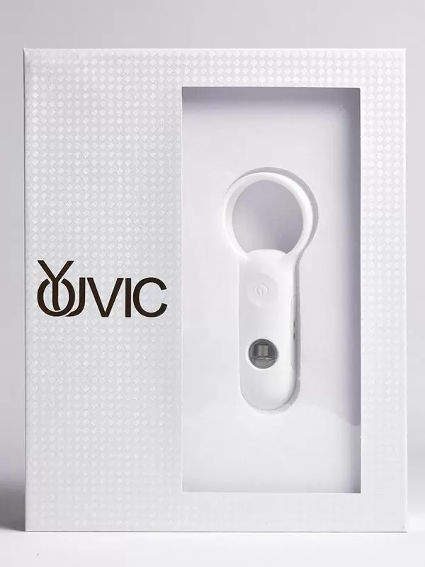 Компактное эрекционное виброкольцо Youvic, 9,5 см, 3 режима, с пультом Д/У, белый