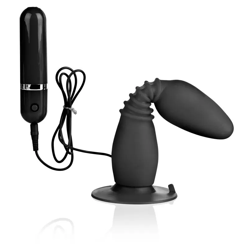 Гибкая анальная пробка с вибрацией COLT Easy Flex Glider – черная