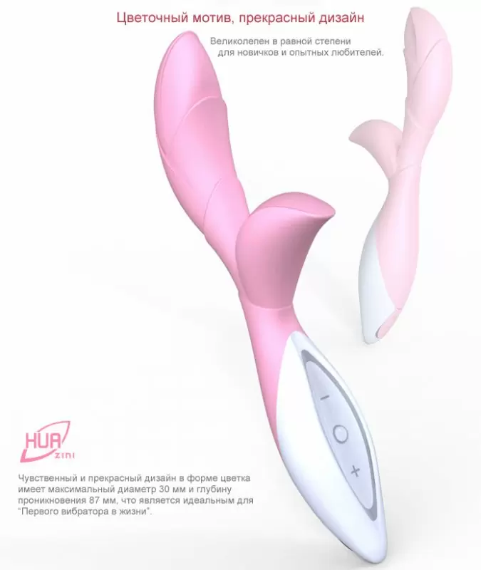 Hi Tech вибратор ZINI HUA - pink