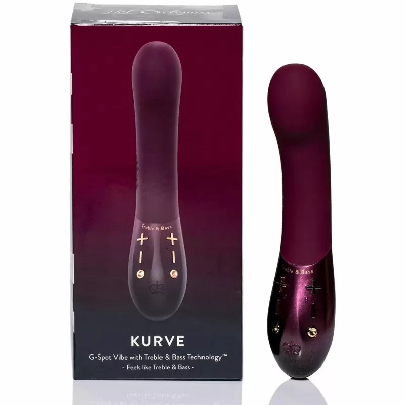 Вибратор зоны G с двумя моторами «Kurve», Hot Octopuss