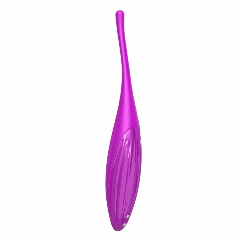 Точечный вибратор Satisfyer Twirling Joy, 17,8 см, силикон, фуксия