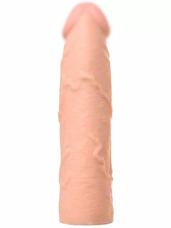 Реалистичная насадка-удлинитель TOYFA XLover, со стимулятором клитора, 16,8 см, TPE, телесный