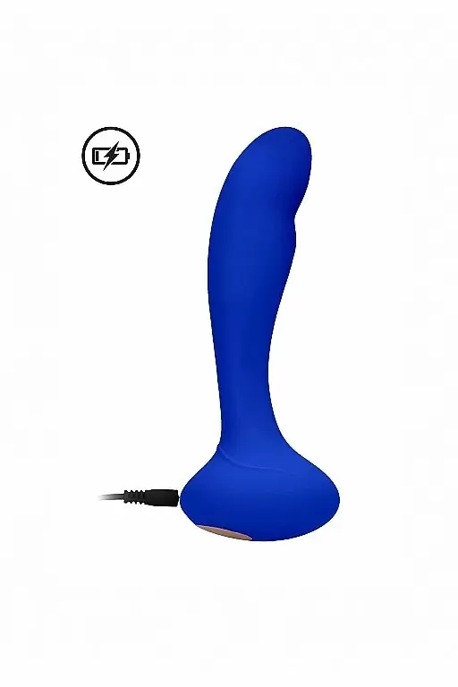 Вибромассажер для точки G или простаты Finesse (синий)