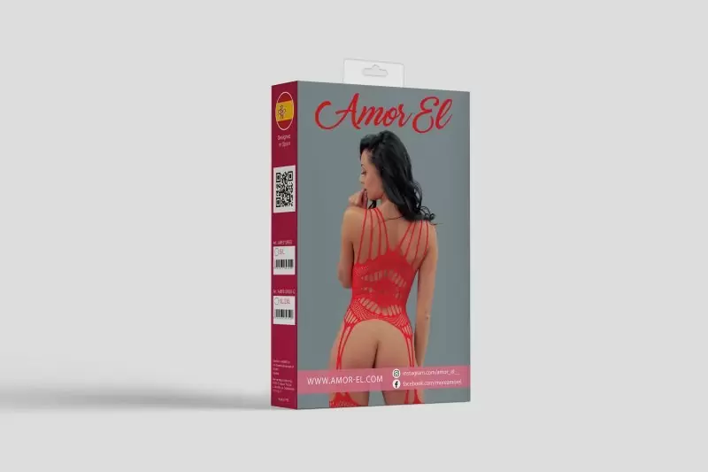 Кетсьюит (боди-комбинезон) Agata S/L - красный