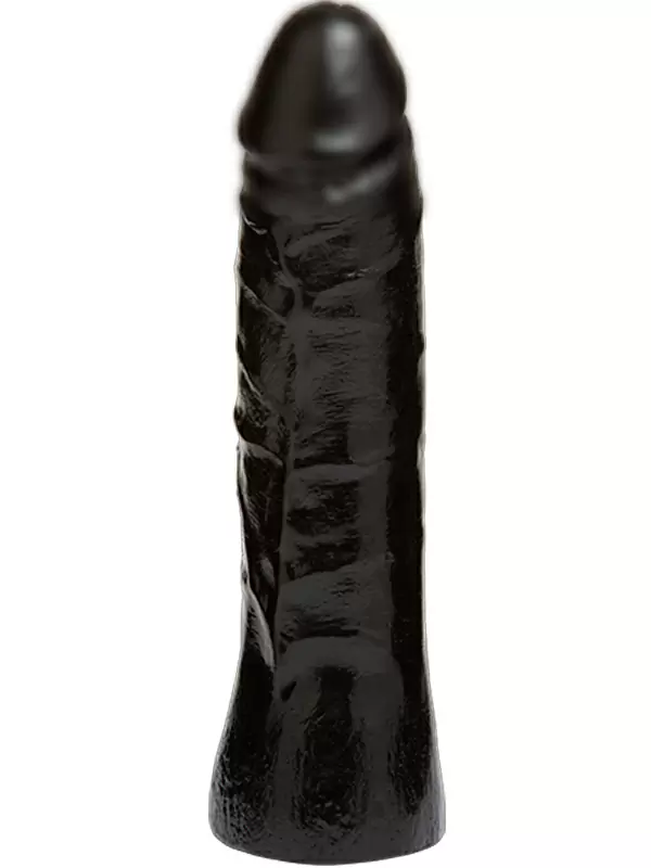 Реалистичная насадка для страпон систем фаллоимитатор Vac-U-Lock CodeBlack, 18 см, черный