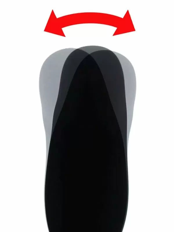 Гибридный стимулятор простаты Nexus Revo Twist, 15 см с пультом Д/У, черный