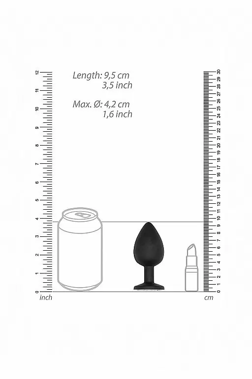 Анальная пробка N0. 91 - Self Penetrating Butt Plug