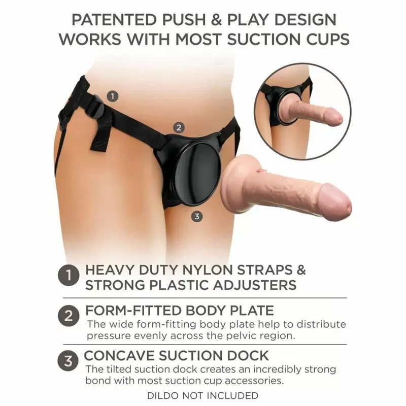 Регулируемые трусики для страпона «Beginners Body Dock Strap-On Harness»