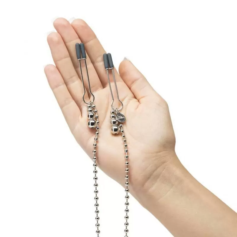 Оригинальные зажимы для сосков At My Mercy - серебристый