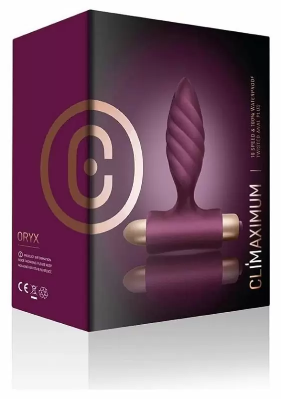 Анальная пробка Climaximum Oryx Фиолетовый