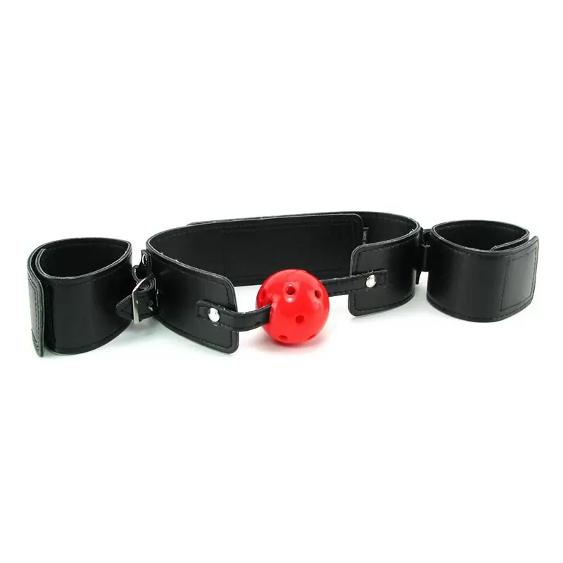 Кляп с ограничителями Breathable Ball Gag Restraint