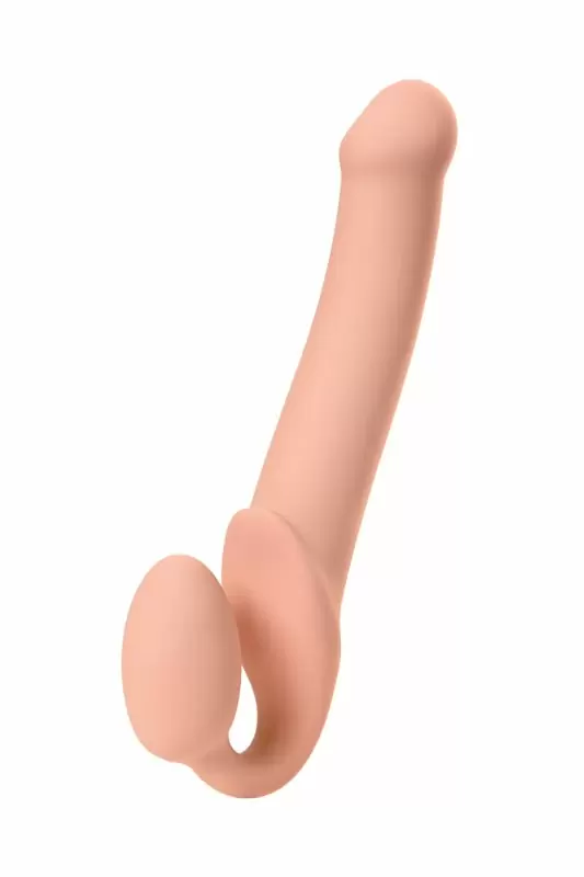 Безремневой страпон Strap-on-me. 25 см. Телесный
