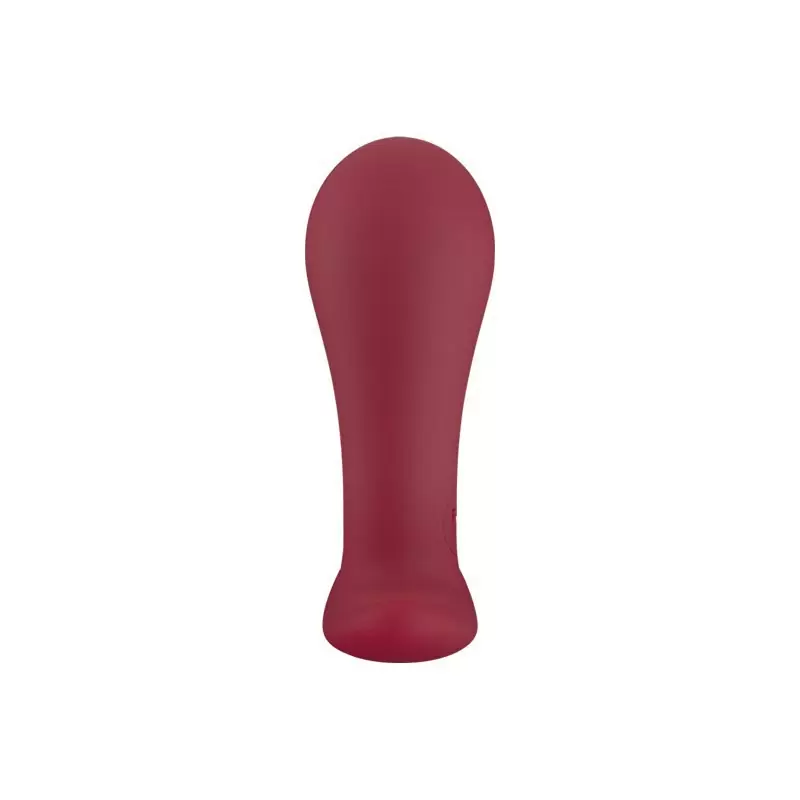 Компактная анальная пробка Fun Factory Bootie Small, 7,5 см, силикон, бордовая