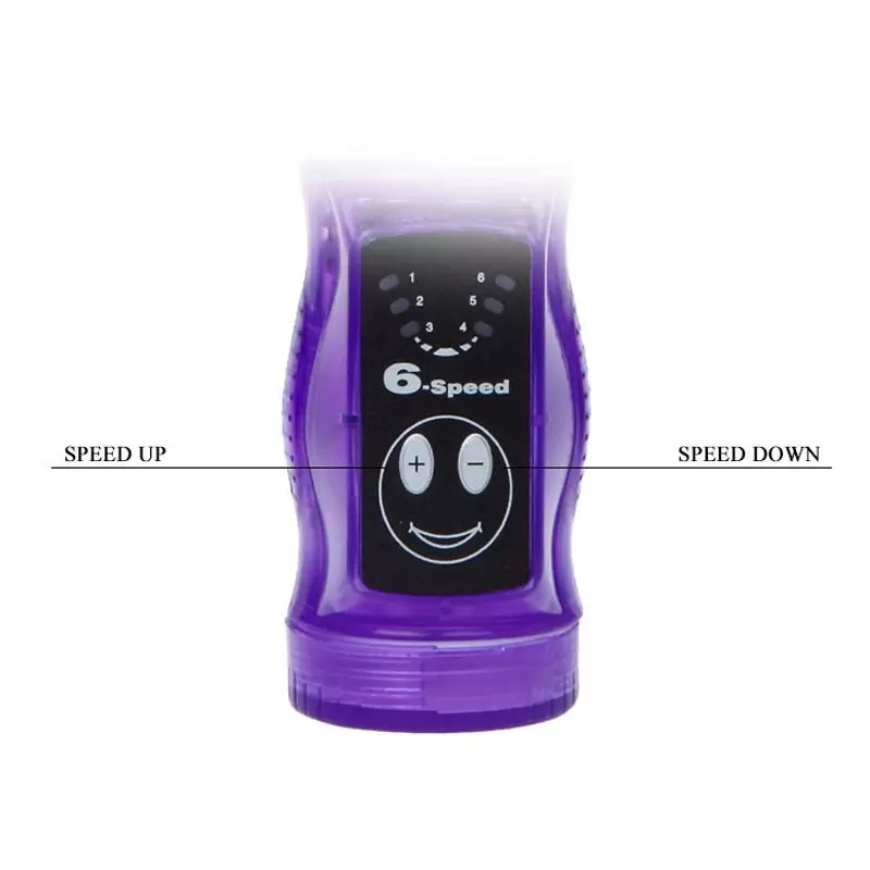 Гнущийся вибромассажер Intimate Tease со стимуляцией клитора и точки G – пурпурный