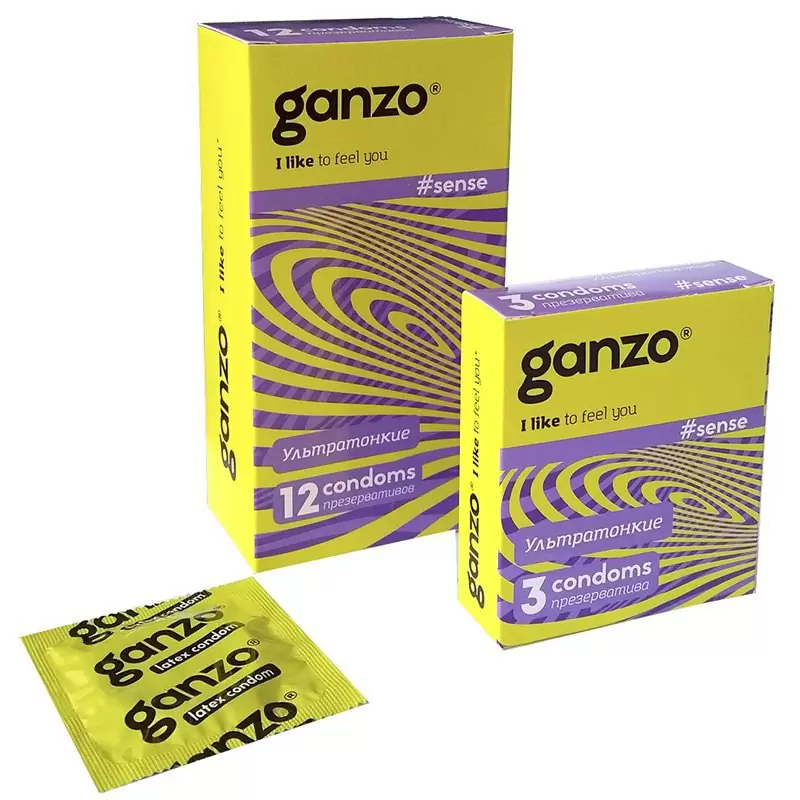 Презервативы Ganzo Sense особо тонкие – 3 шт