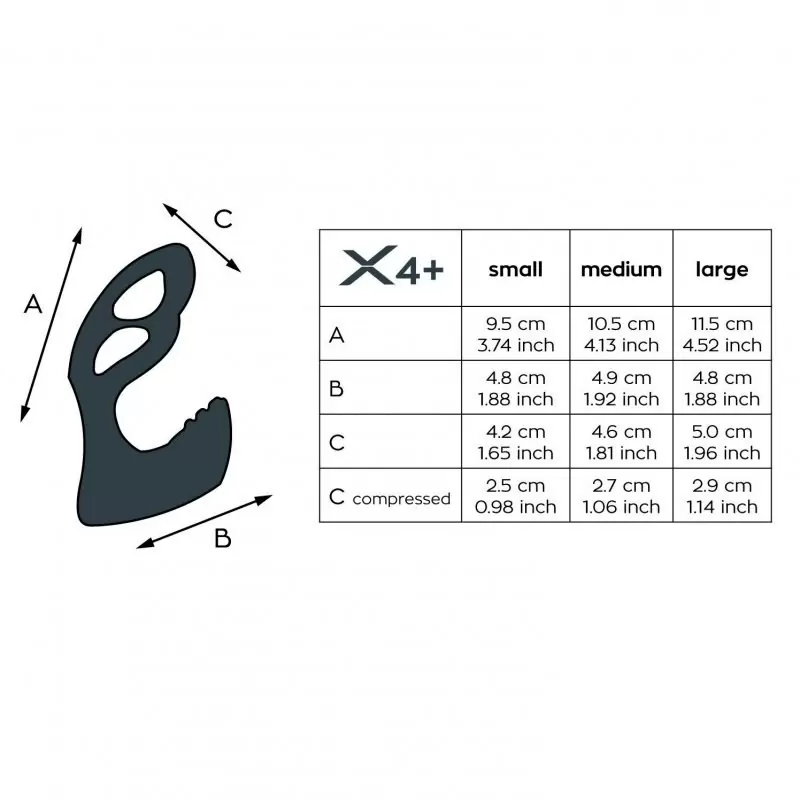 Стимулятор простаты Xpander X4+ PowerRocket M - черный