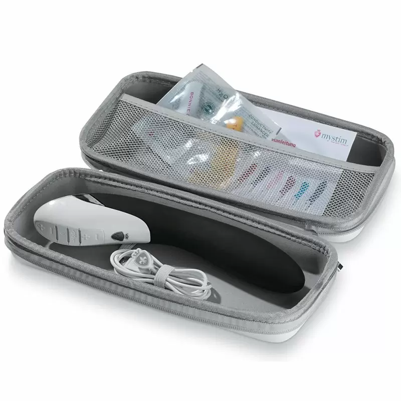 Вибромассажер с электростимуляцией Electric Eric классический – черный