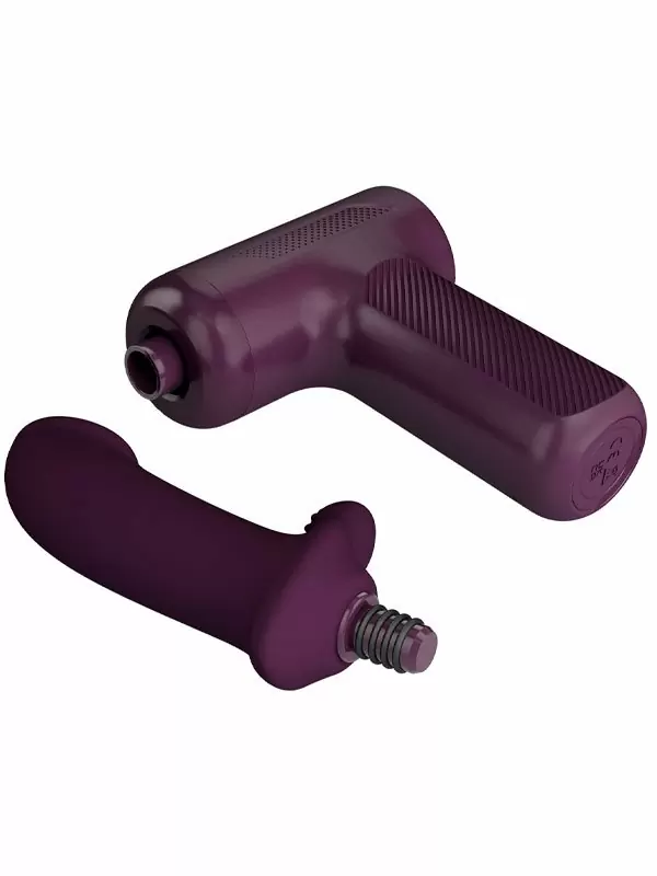 Вибратор-кролик Baile DJ Scholar с функцией толчков, 5 режимов, поступательные движения