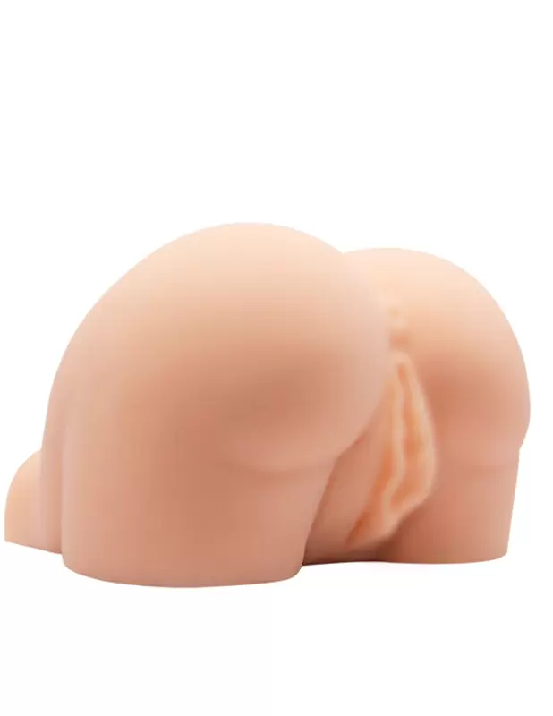 Реалистичный мастурбатор Baile Crazy Bull Promise to Satisfy, вагина-анус догги-стайл, 16 см, 5 скоростей, телесный