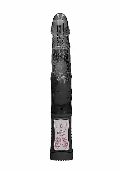 ВИБРАТОР КРОЛИК ROTATING BEETLE - черный