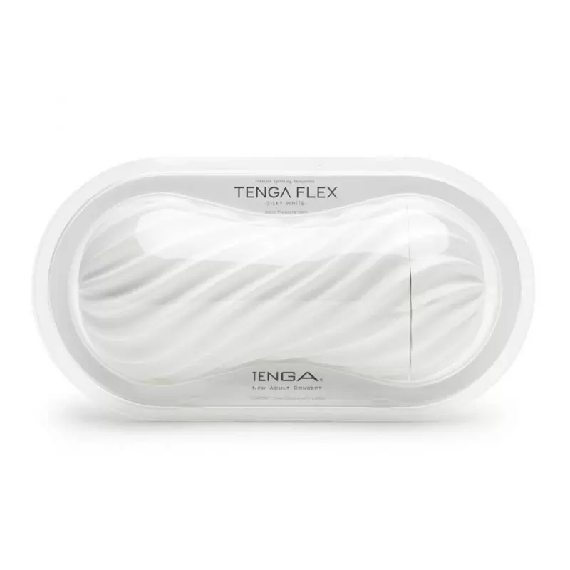 Маструбатор Tenga Flex Silky White - белый
