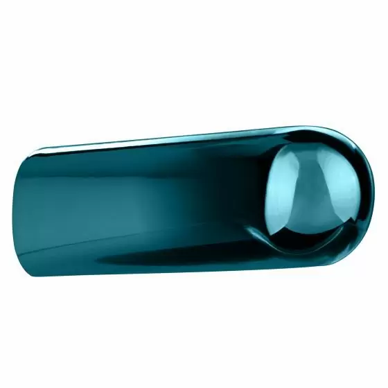 Компактная вибропуля Glam - BLUE, 9 см, 10 режимов, синий