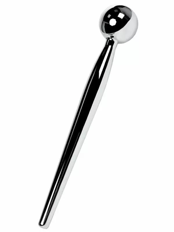 Уретральный плаг с ограничителем-шариком TOYFA Metal – серебристый