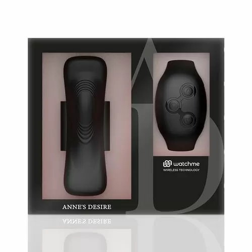 Вибровкладка в трусики с пультом-часами Anne s Desire Vibro Panty Wireless Watchme
