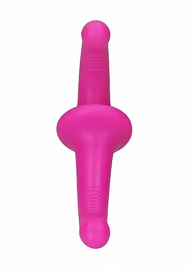Анатомический страпон Silicone Strapless Strapon, безремневой, 10,2 см, силикон , розовый 