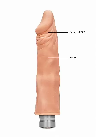 Фаллоимитатор с вибрацией Vibrating Dildo - 23 см.