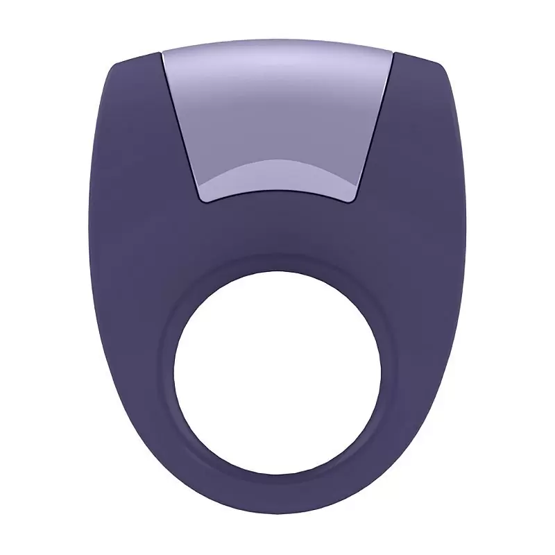 Эрекционное кольцо Ovo B8 с вибрацией – фиолетовый