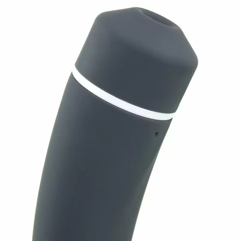 Двустронний стимулятор с вибрацией и всасыванием Hiky – черный