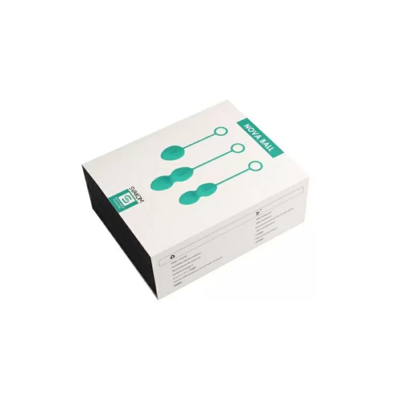 Набор вагинальных шариков Svakom Nova Ball со смещенным центром тяжести - зеленый