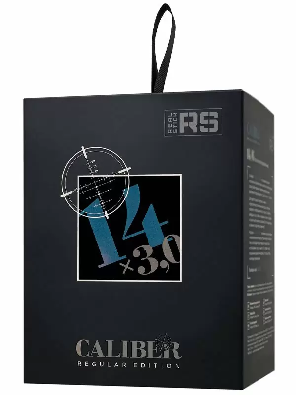 Реалистичный фаллоимитатор TOYFA RealStick CALIBER — 14 см, диаметр 3 см, ПВХ