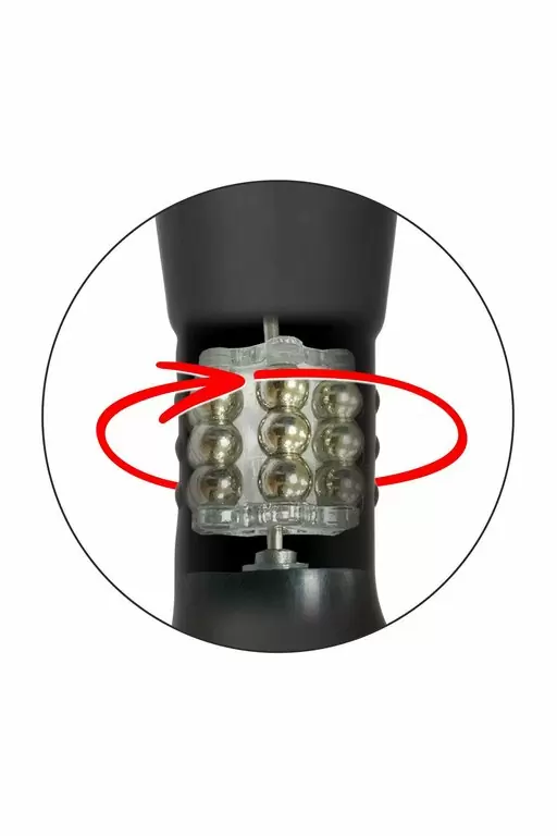 Массажер простаты Eclipse™ Beaded Probe дистанционным управлением с помощью браслета