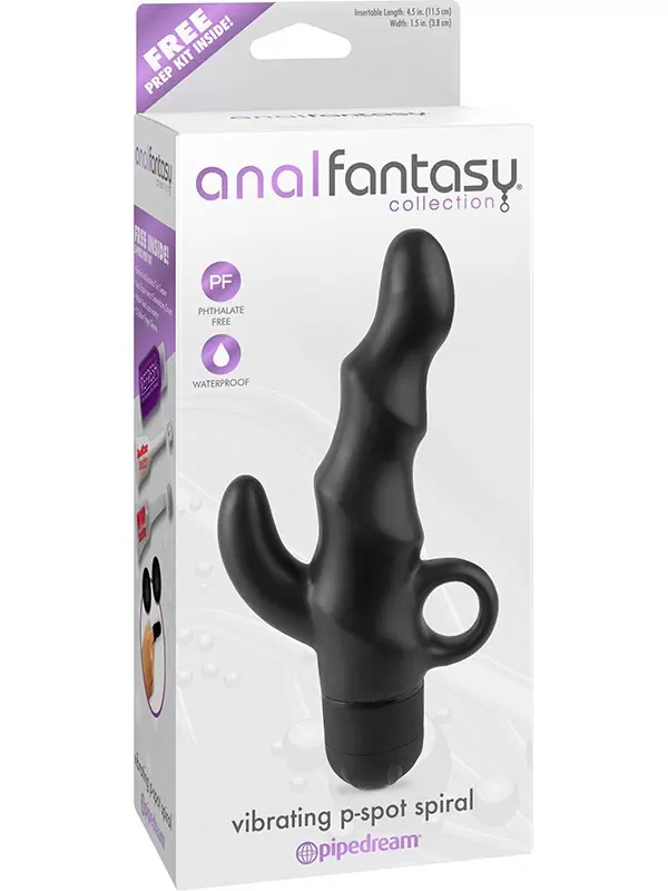 Стимулятор простаты Vibrating P-Spot Spiral с вибрацией