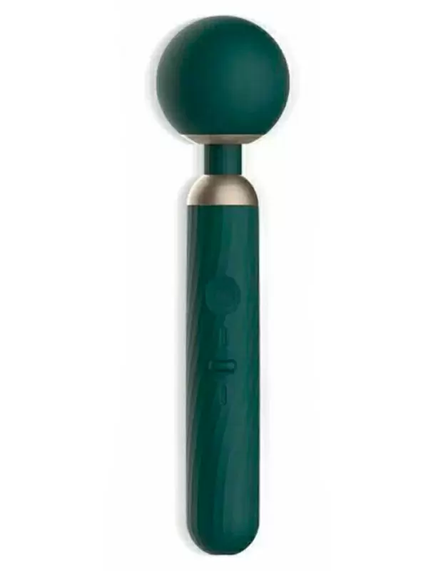 Мощный вибратор Magic Motion Zenith, 5 режимов, 29 см, зеленый