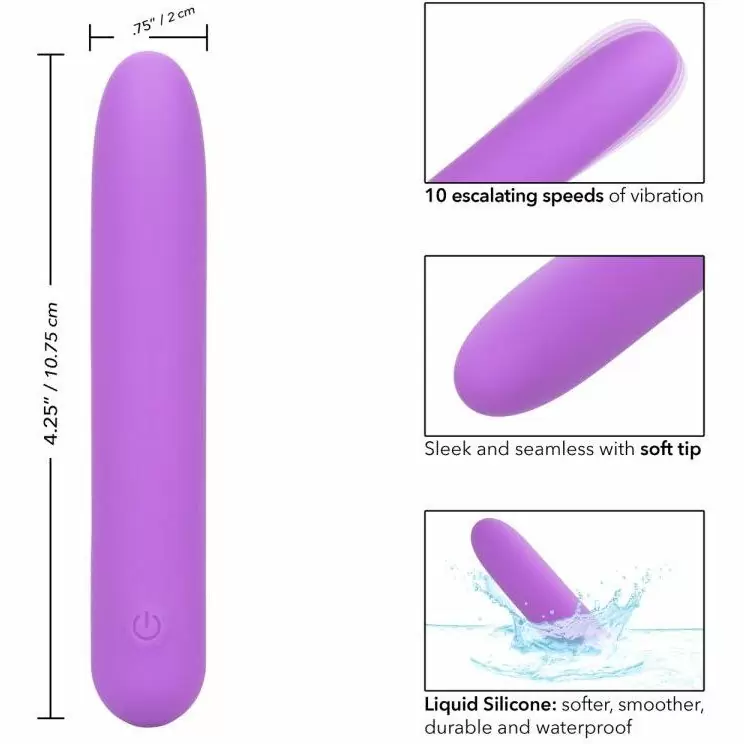 Мини вибромассажер Bliss Liquid Silicone Mini Vibe