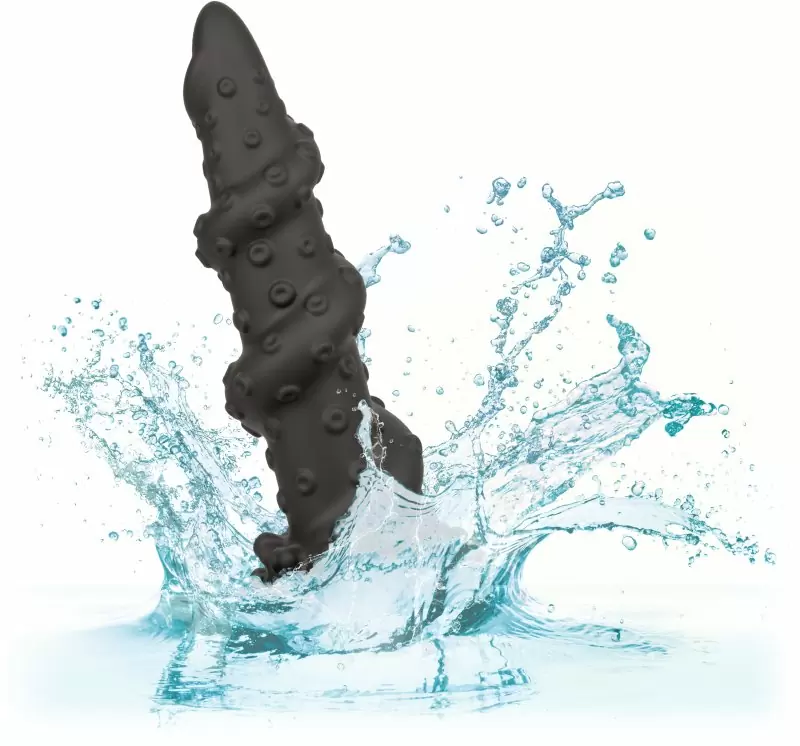 Необычный фаллоимитатор Monster Dong The Kraken, 20,2 см, тентакля, силикон, черный