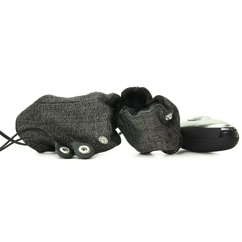 Электро-насадки Cock Sock на пенис и мошонку – черный